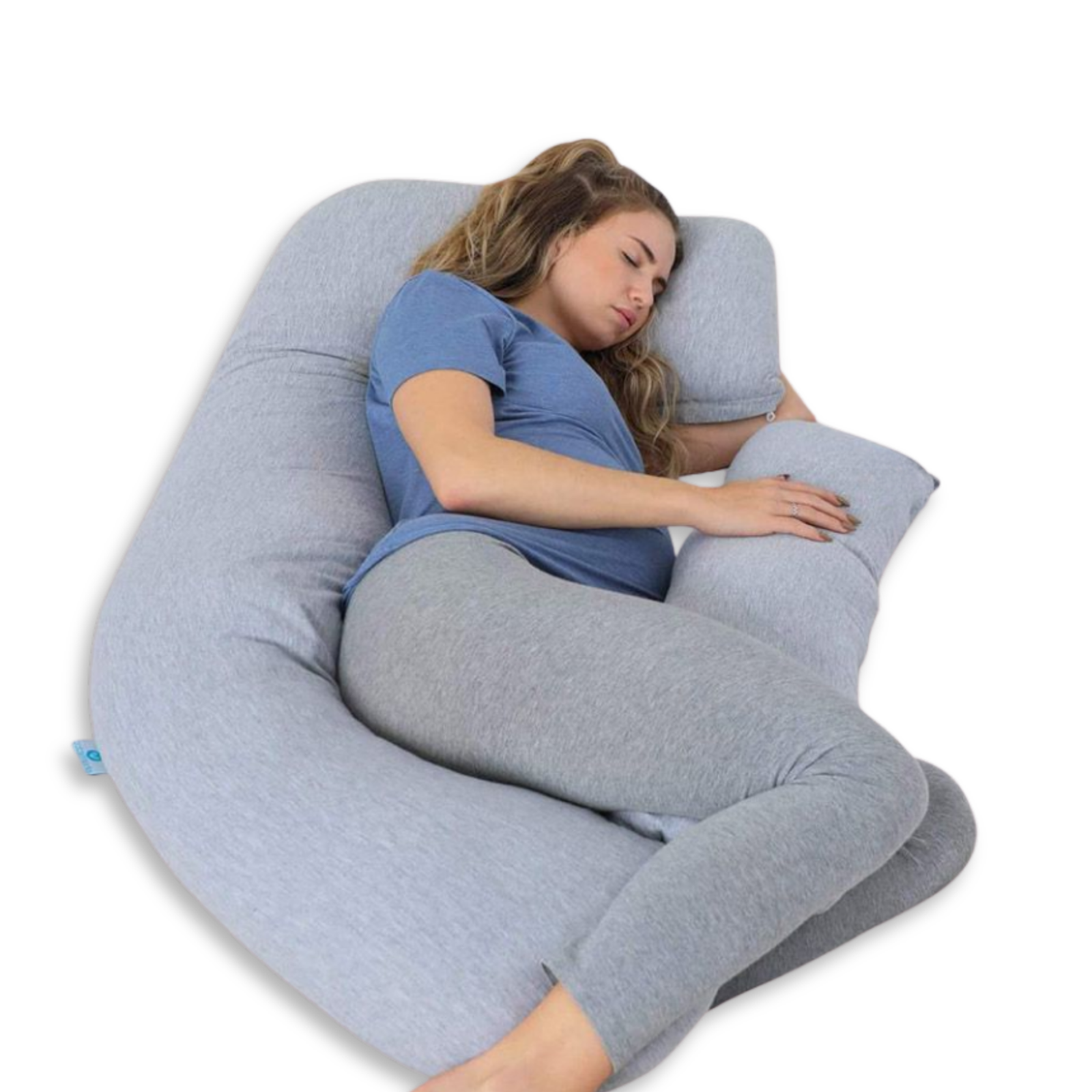 Detachable U Shape Pregnancy Pillow with 100% Polyester Filling - Image 9