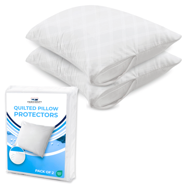 FASHIONFY® Pillow Protectors for Hotel Pillows, Sofa Cushions, Bed Pillows & Home Decor