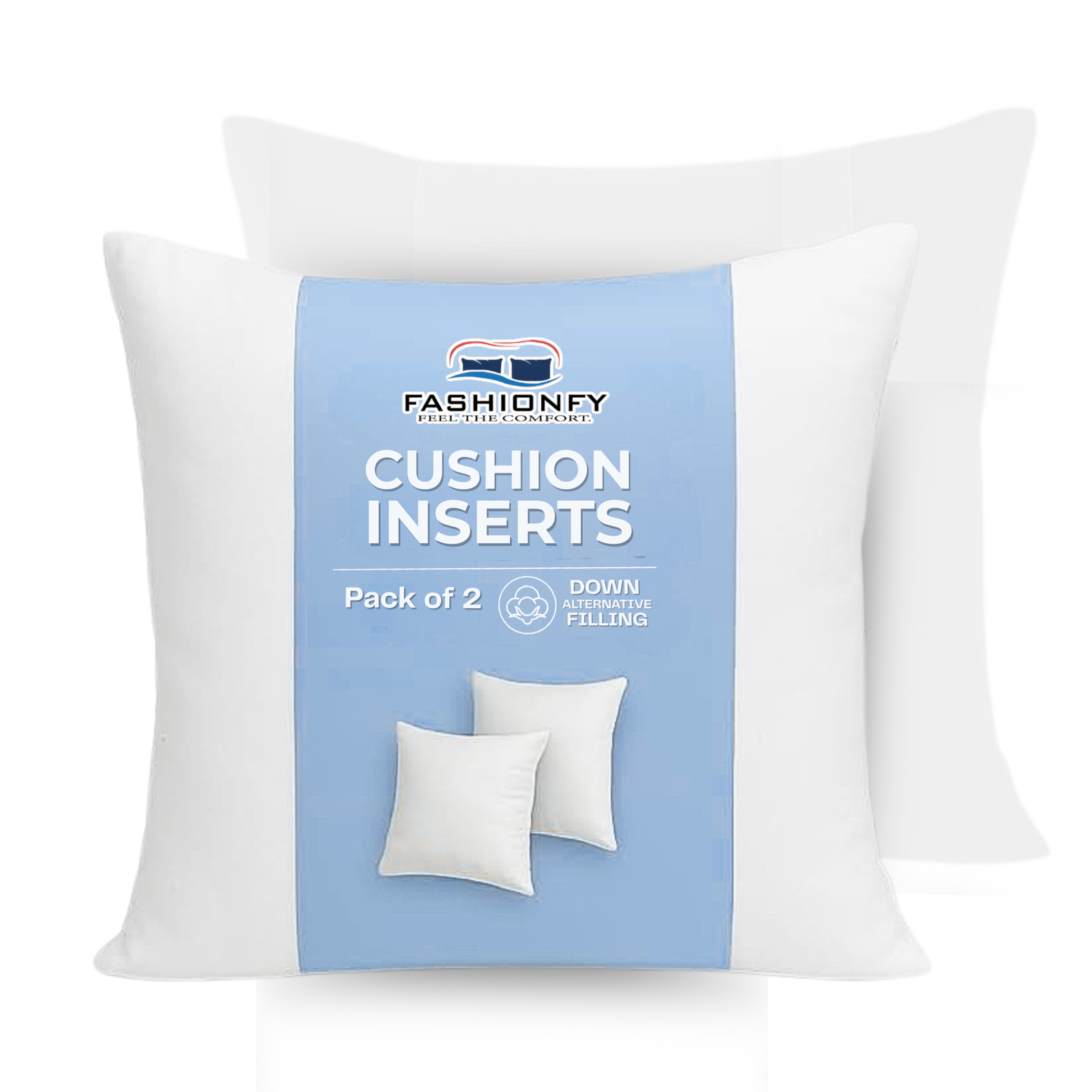 Cushion Inserts with 100% Polyester Filling & Cotton Cover - Image 1