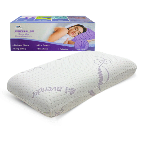Memory Foam Pillow for Sleeping | Orthopedic Pillow for Back Pain, Neck Support