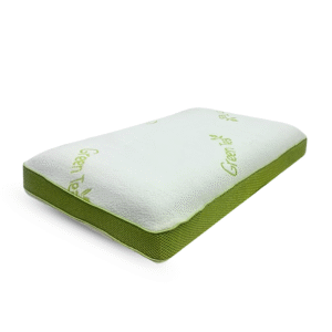 FASHIONFY® Green Tea Memory Foam Pillow for Side Sleepers, Hot Sleepers, Neck Pain, Shoulder Pain & Back Support - Image 1