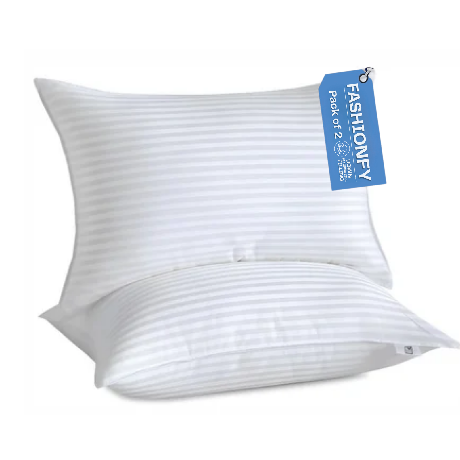FASHIONFY Premium Bed Pillows for Stomach & Side Sleepers - Image 1