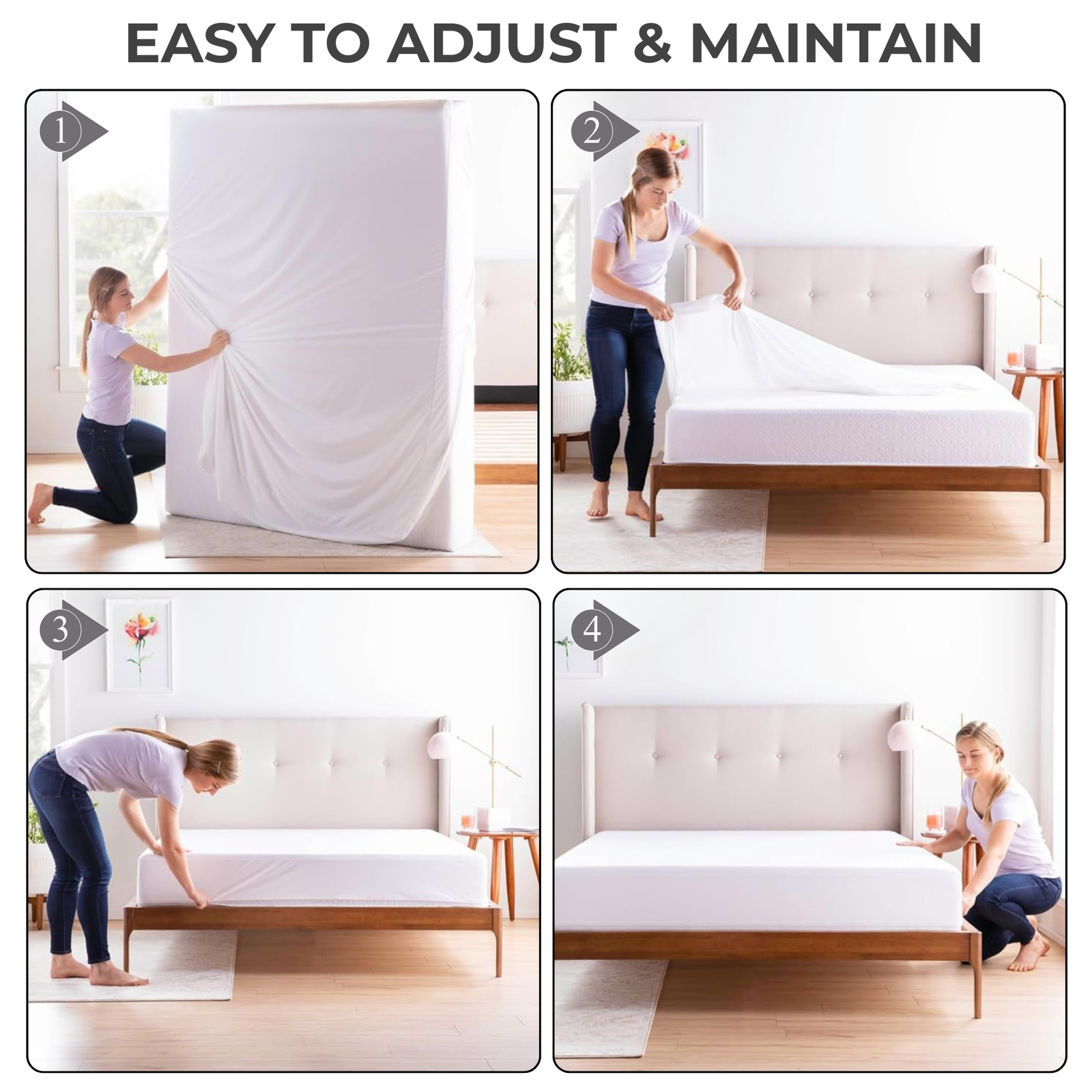 Premium Mattress Encasing Queen Size with Deep Pockets | 100% Waterproof Cotton - Image 5