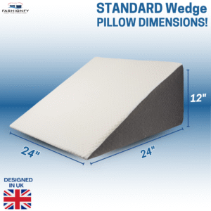 FASHIONFY Wedge Pillow for Back & Neck Support, Chic Jacquard Pillowcase - Image 10