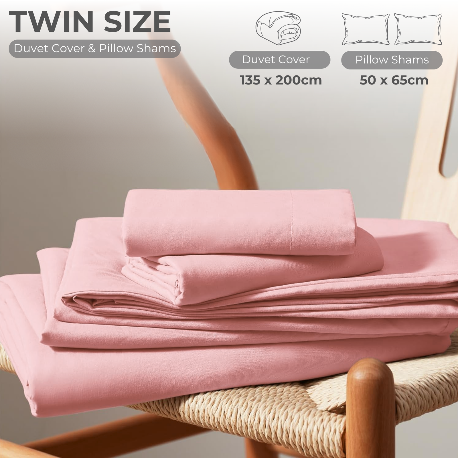 3 Piece Duvet Cover Set – 100% Breathable Cotton Bedding with Pillow Shams, Premium Hotel Quality Comforter Cover, Elegant Design for Bedroom & Home Décor - Image 48