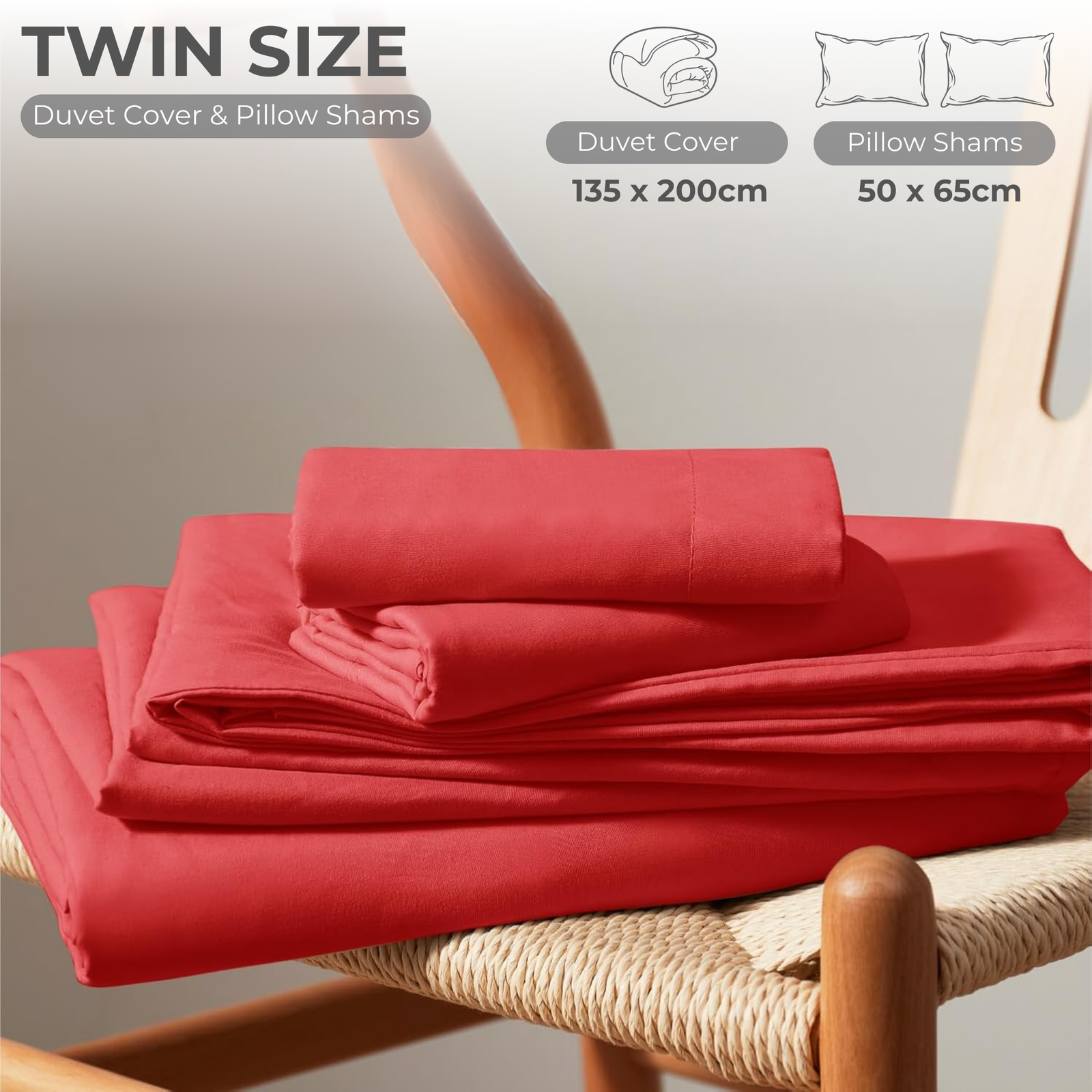 3 Piece Duvet Cover Set – 100% Breathable Cotton Bedding with Pillow Shams, Premium Hotel Quality Comforter Cover, Elegant Design for Bedroom & Home Décor - Image 49