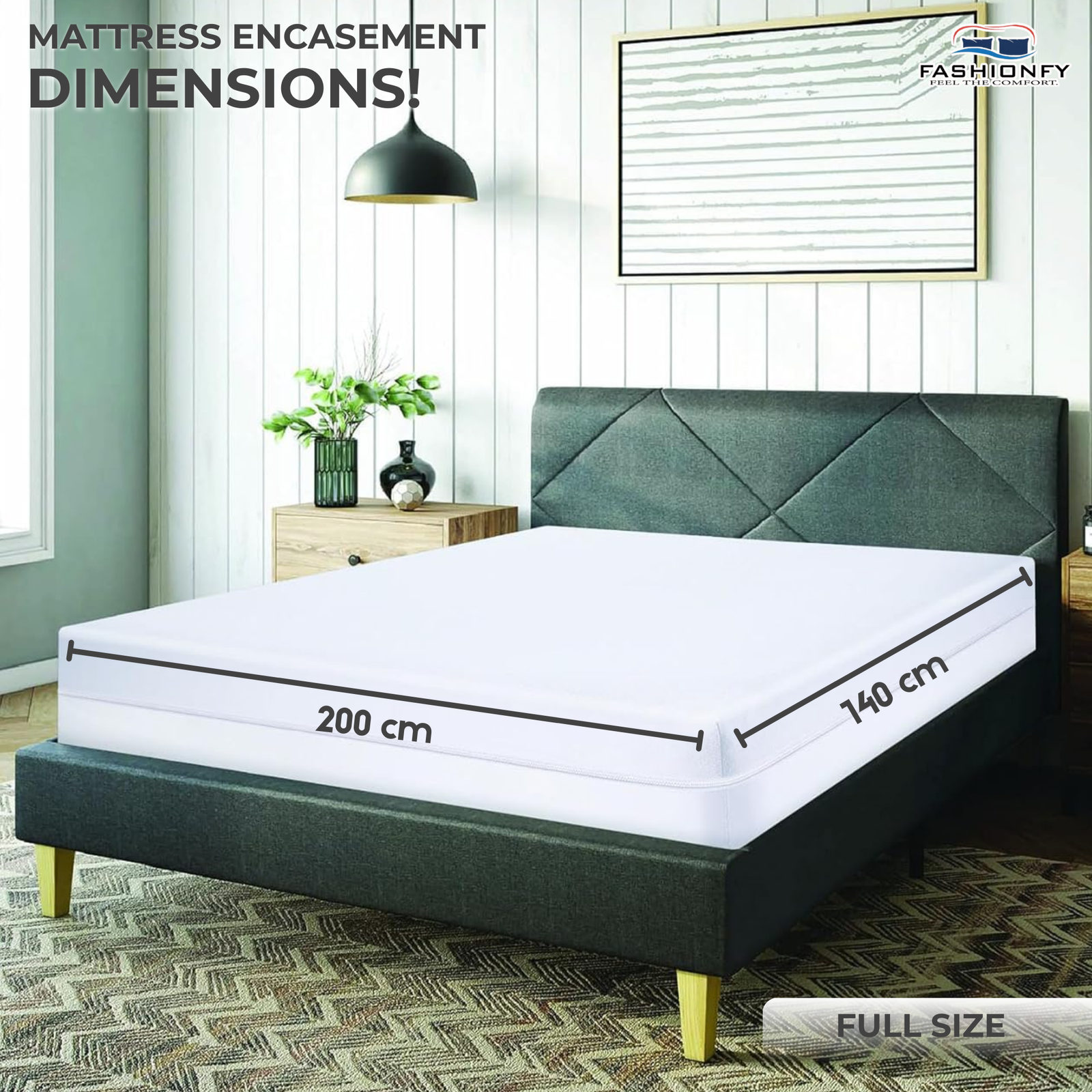 Premium Mattress Encasing Queen Size with Deep Pockets | 100% Waterproof Cotton - Image 9