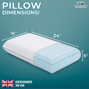 FASHIONFY Memory Foam Pillows For Back & Side Sleepers - Image 10