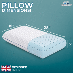FASHIONFY Memory Foam Pillows For Back & Side Sleepers - Image 9