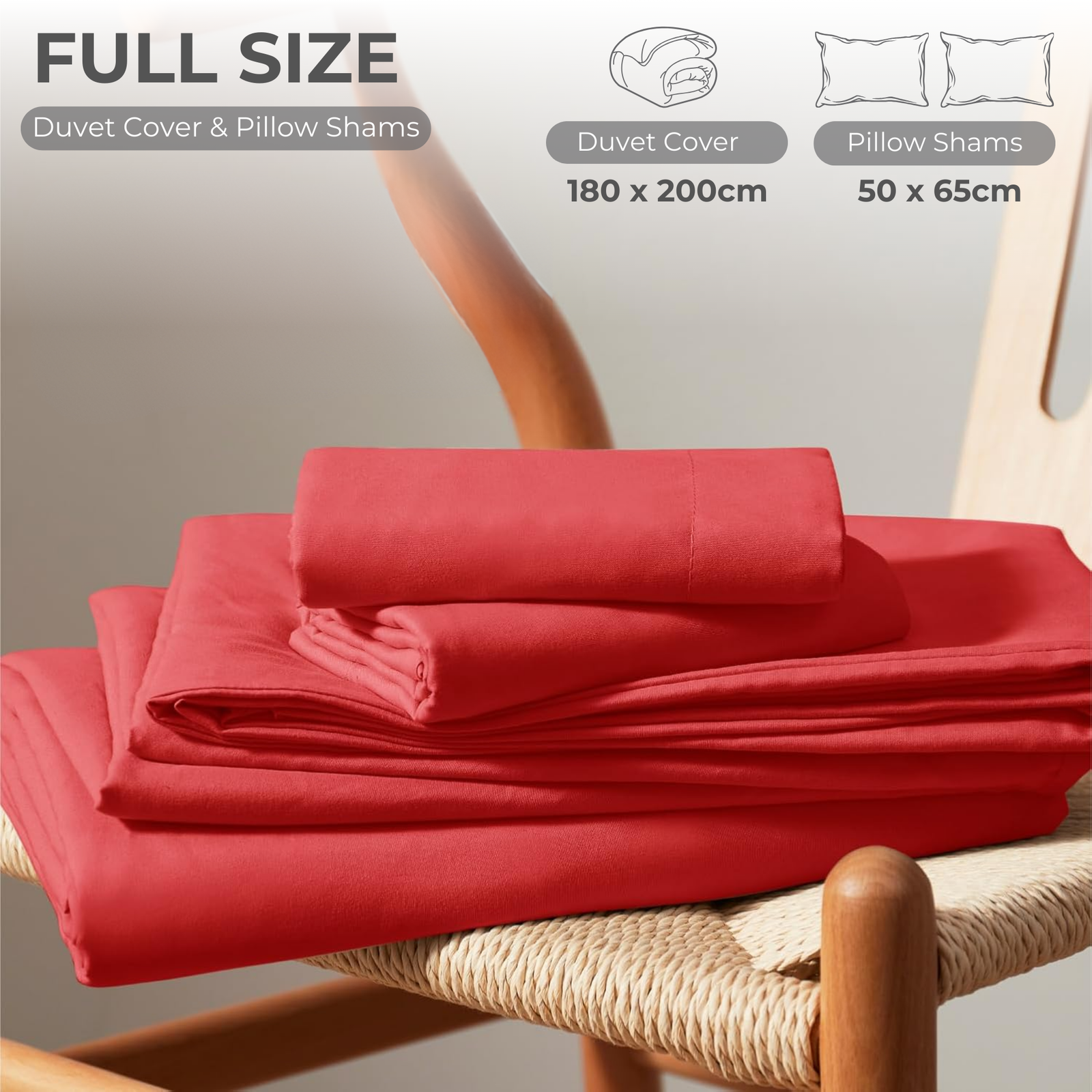 3 Piece Duvet Cover Set – 100% Breathable Cotton Bedding with Pillow Shams, Premium Hotel Quality Comforter Cover, Elegant Design for Bedroom & Home Décor - Image 84