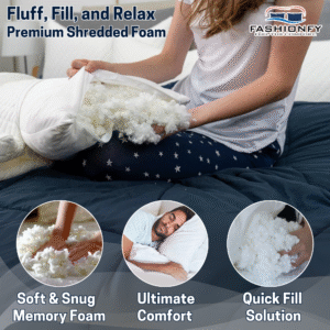 FASHIONFY Soft & Comfy Shredded Foam Crumbs for Replacement Bean Bag filler - Image 6