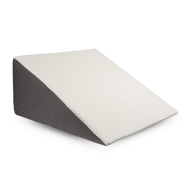 FASHIONFY Wedge Pillow for Back & Neck Support, Chic Jacquard Pillowcase