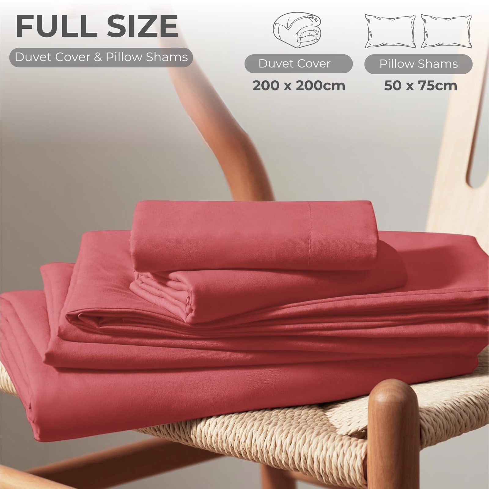 3 Piece Duvet Cover Set – 100% Breathable Cotton Bedding with Pillow Shams, Premium Hotel Quality Comforter Cover, Elegant Design for Bedroom & Home Décor - Image 90