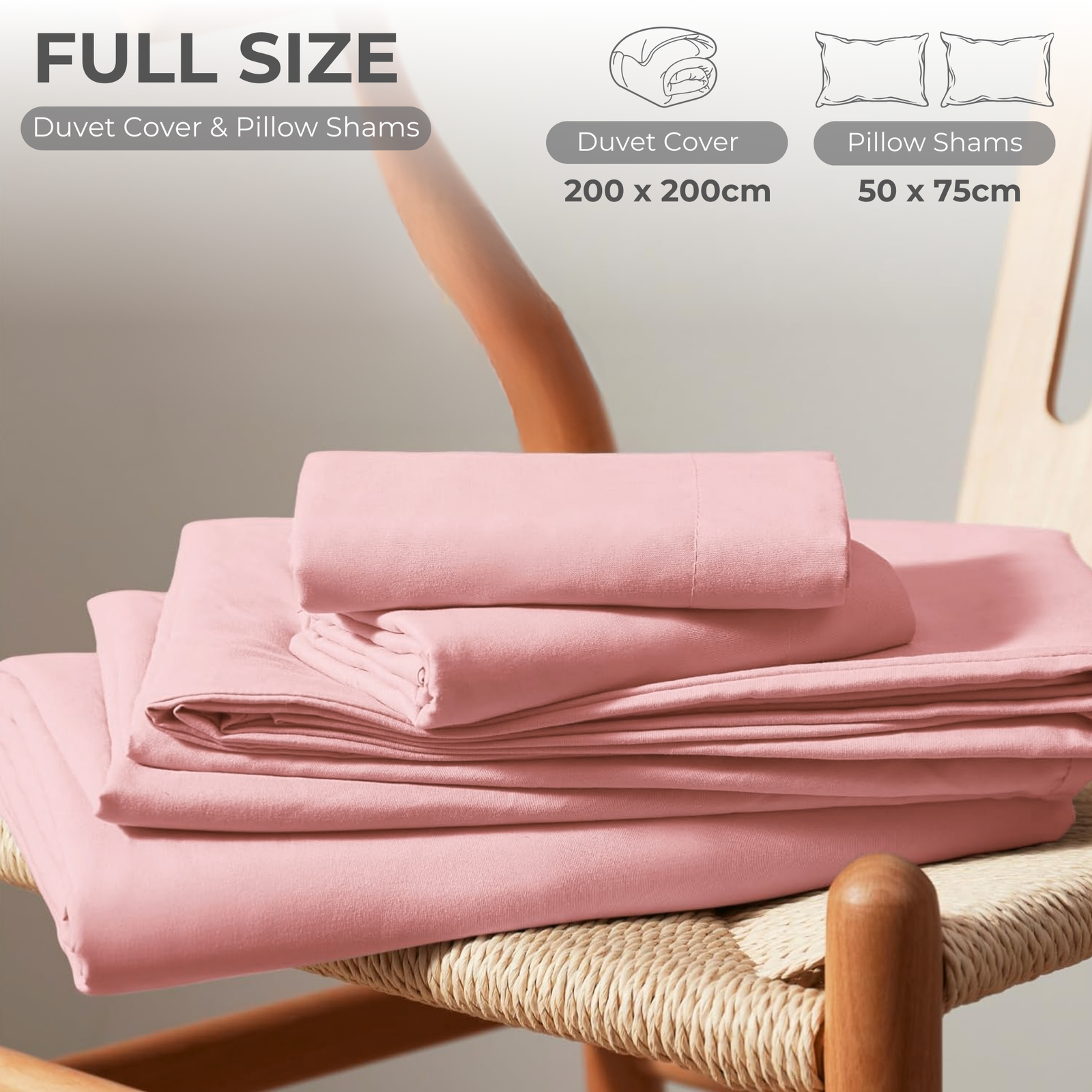 3 Piece Duvet Cover Set – 100% Breathable Cotton Bedding with Pillow Shams, Premium Hotel Quality Comforter Cover, Elegant Design for Bedroom & Home Décor - Image 83