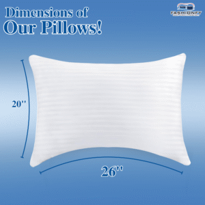 FASHIONFY Premium Bed Pillows for Stomach & Side Sleepers - Image 11