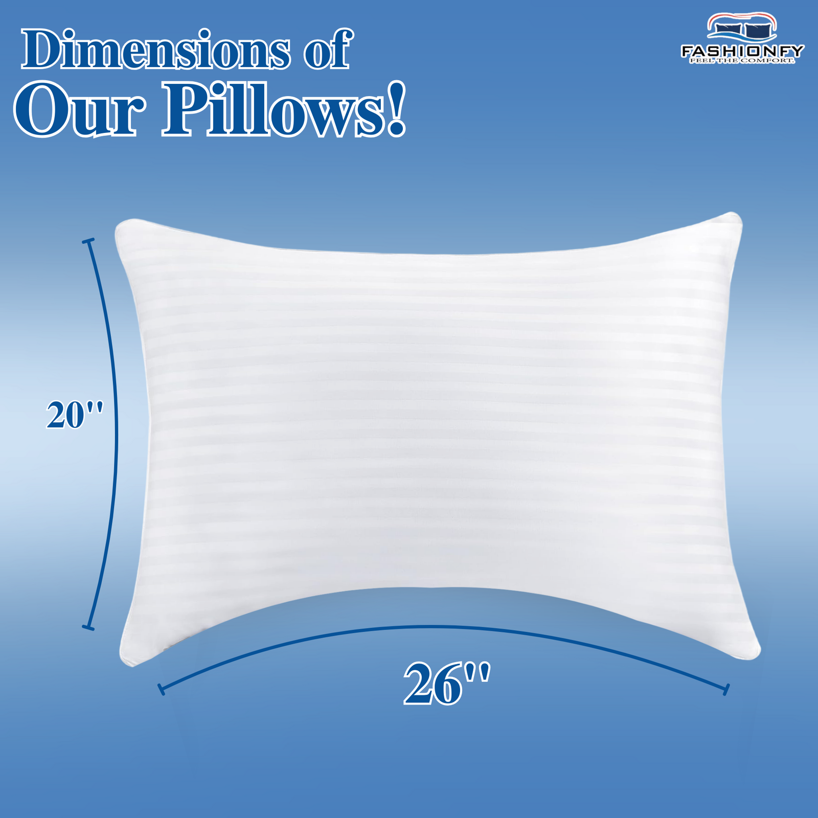 FASHIONFY Premium Bed Pillows for Stomach & Side Sleepers - Image 11