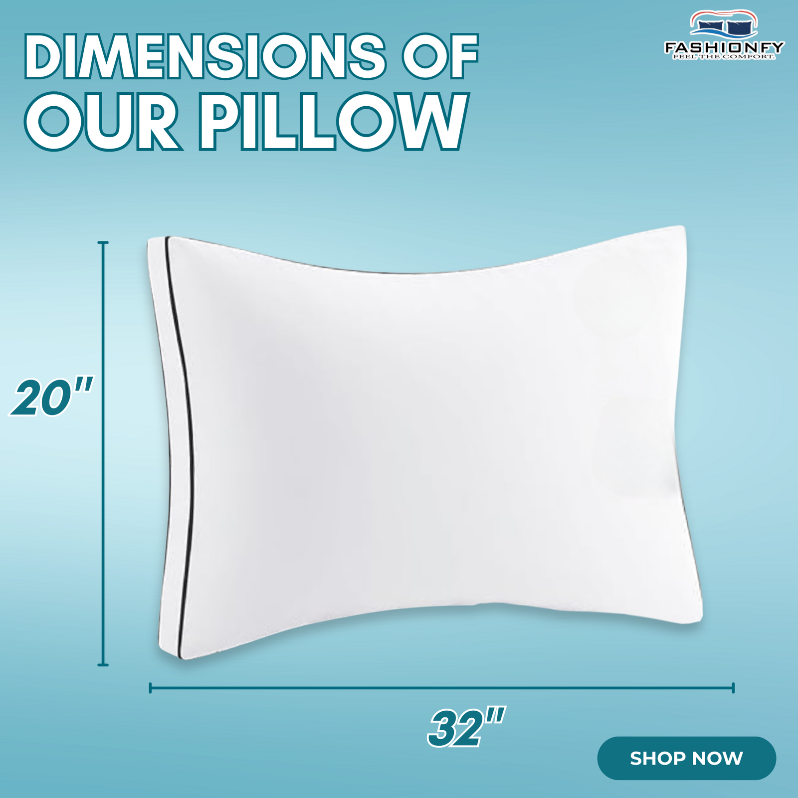 FASHIONFY® Bed Pillows for Sleeping & Resting - Image 8