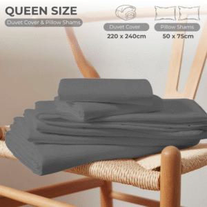 3 Piece Duvet Cover Set – 100% Breathable Cotton Bedding with Pillow Shams, Premium Hotel Quality Comforter Cover, Elegant Design for Bedroom & Home Décor - Image 18