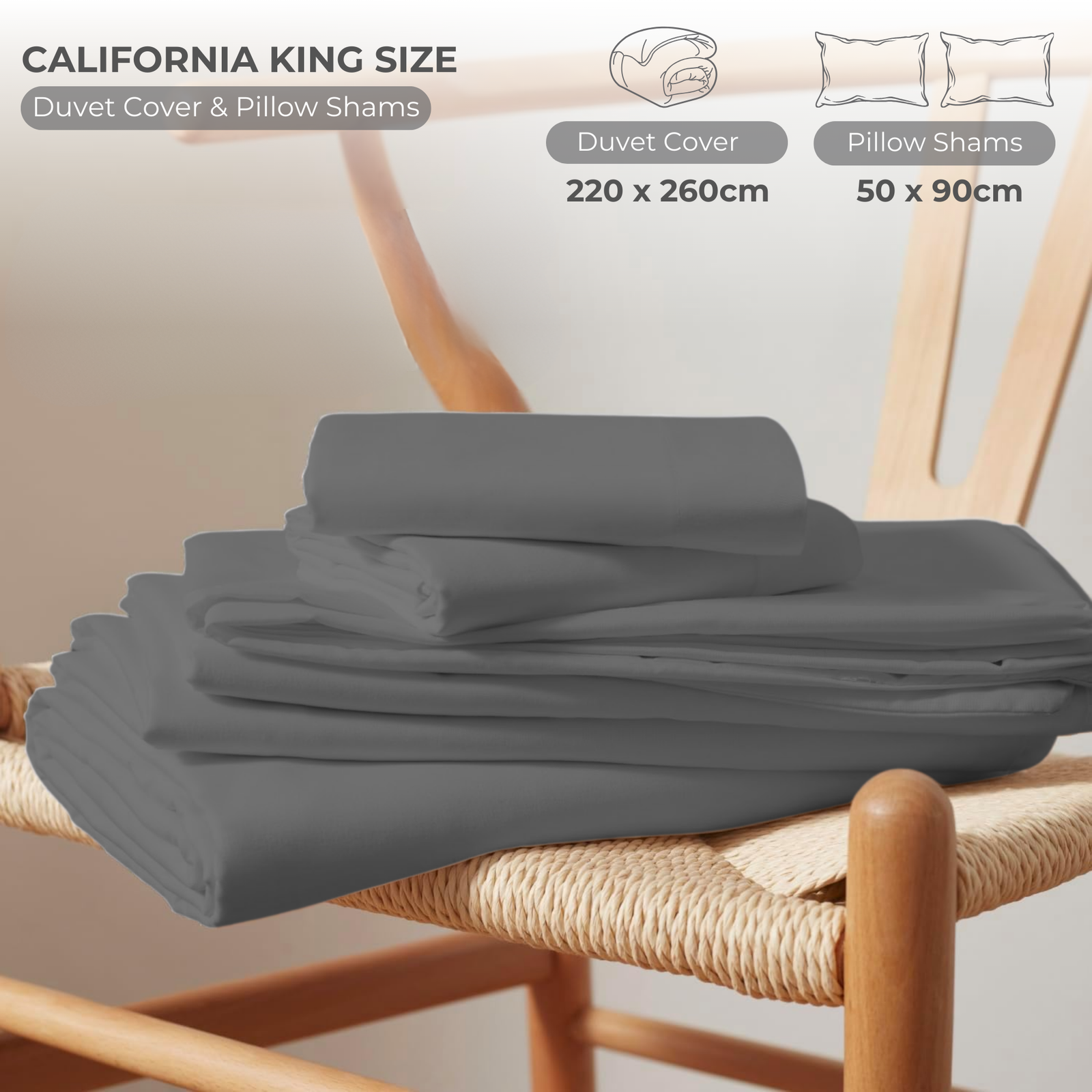 3 Piece Duvet Cover Set – 100% Breathable Cotton Bedding with Pillow Shams, Premium Hotel Quality Comforter Cover, Elegant Design for Bedroom & Home Décor - Image 65