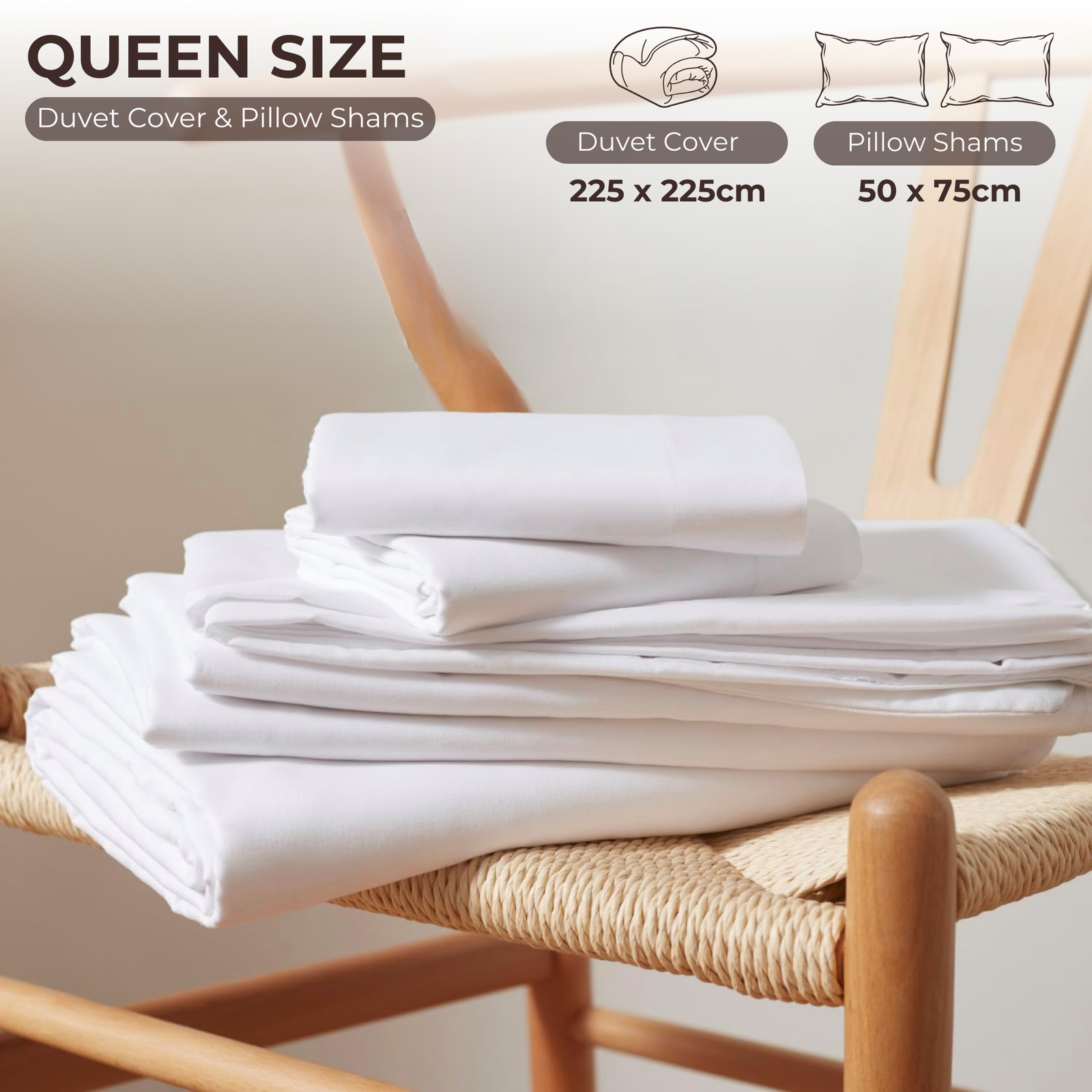 3 Piece Duvet Cover Set – 100% Breathable Cotton Bedding with Pillow Shams, Premium Hotel Quality Comforter Cover, Elegant Design for Bedroom & Home Décor - Image 38