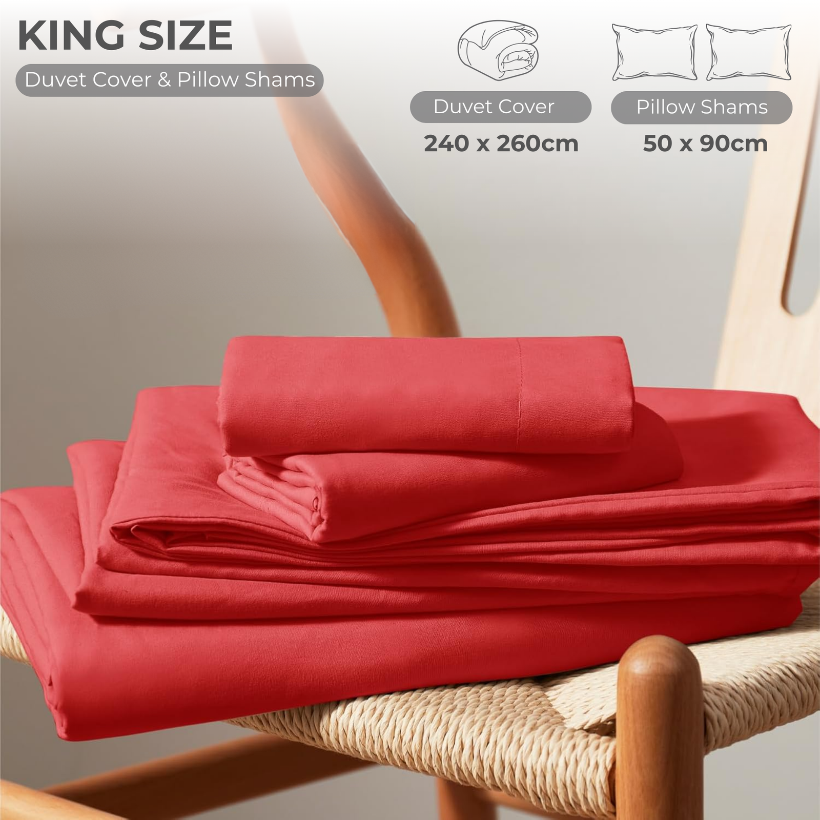 3 Piece Duvet Cover Set – 100% Breathable Cotton Bedding with Pillow Shams, Premium Hotel Quality Comforter Cover, Elegant Design for Bedroom & Home Décor - Image 102