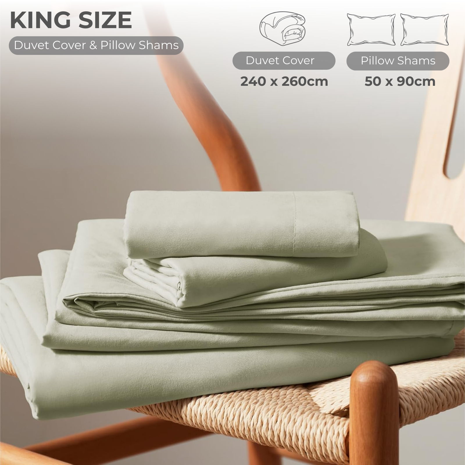 3 Piece Duvet Cover Set – 100% Breathable Cotton Bedding with Pillow Shams, Premium Hotel Quality Comforter Cover, Elegant Design for Bedroom & Home Décor - Image 12