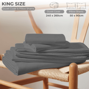 3 Piece Duvet Cover Set – 100% Breathable Cotton Bedding with Pillow Shams, Premium Hotel Quality Comforter Cover, Elegant Design for Bedroom & Home Décor - Image 103