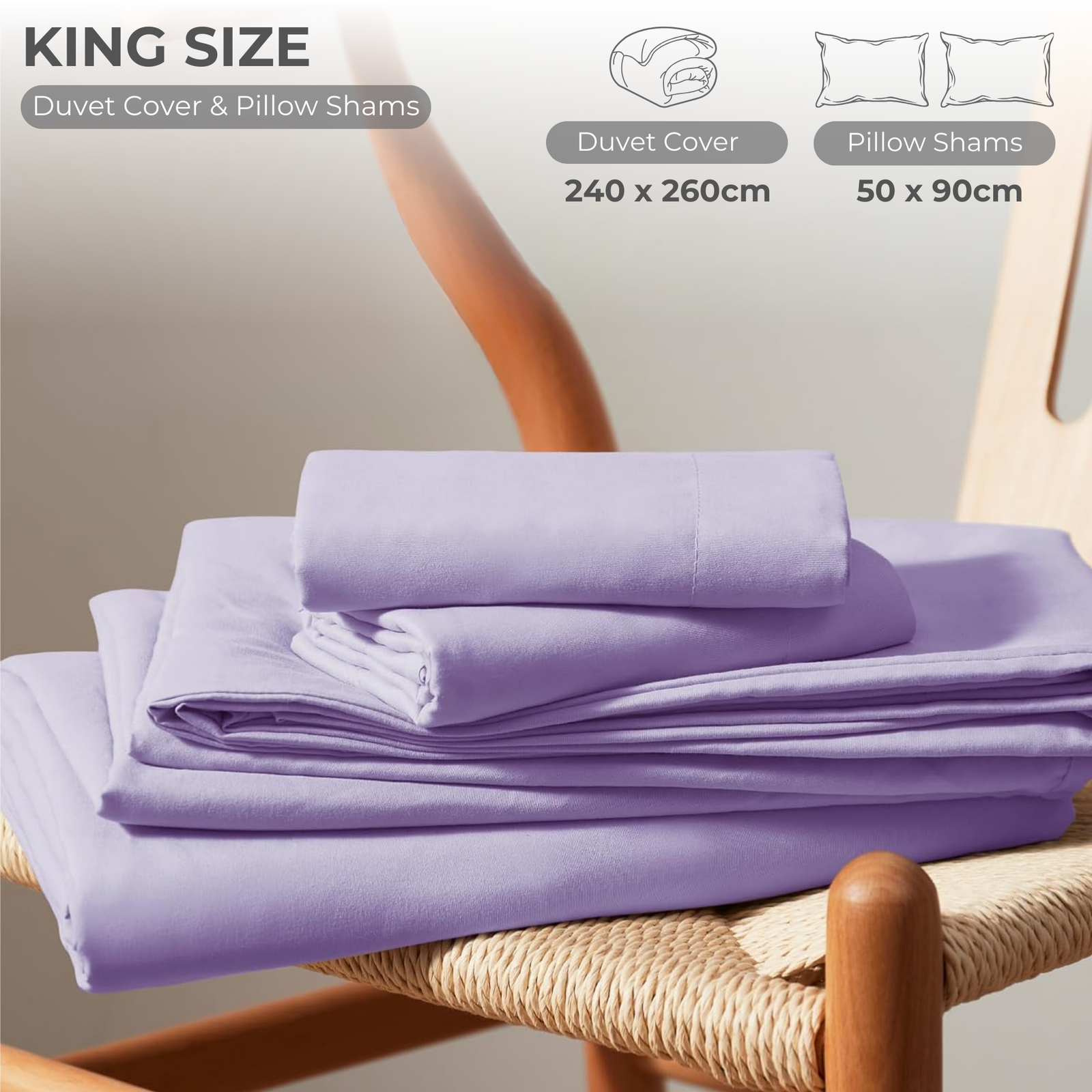 3 Piece Duvet Cover Set – 100% Breathable Cotton Bedding with Pillow Shams, Premium Hotel Quality Comforter Cover, Elegant Design for Bedroom & Home Décor - Image 104