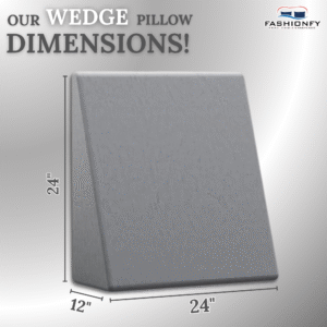 Bed Wedge Pillow for Sleeping, Back Pain, Acid Reflux & Leg Rest | Standard Width Triangle Pillow with Memory Foam Support, - Image 18