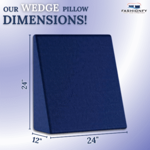 Bed Wedge Pillow for Sleeping, Back Pain, Acid Reflux & Leg Rest | Standard Width Triangle Pillow with Memory Foam Support, - Image 19