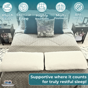 FASHIONFY Memory Foam Pillows For Back & Side Sleepers - Image 2