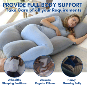 Detachable U Shape Pregnancy Pillow with 100% Polyester Filling - Image 6