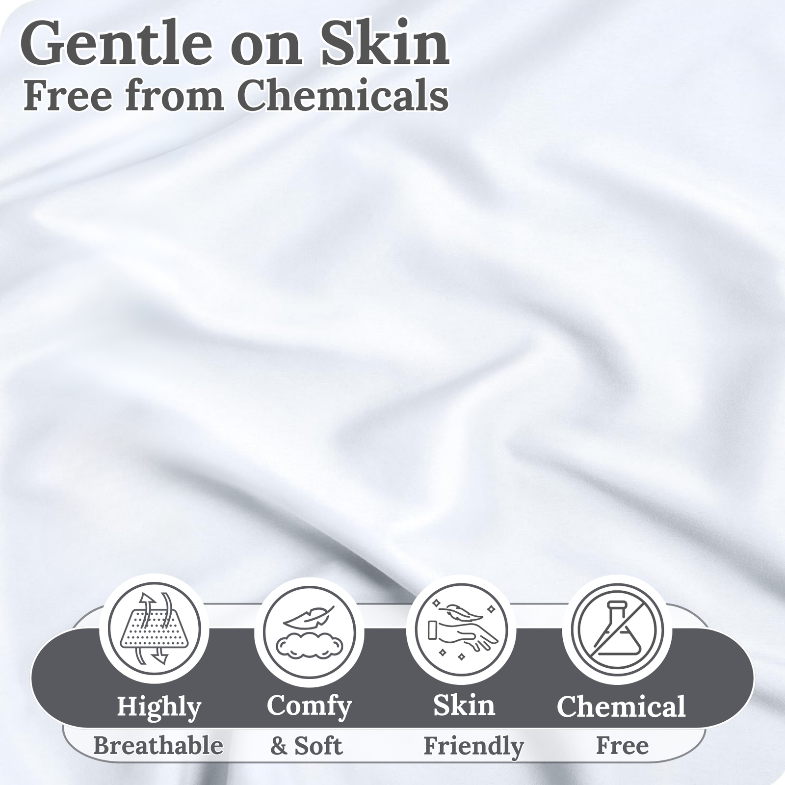 FASHIONFY® Hotel Quality Fitted Sheet with Deep Pockets & Elastic Edges | Breathable 300 TC Cotton Fabric - Image 4