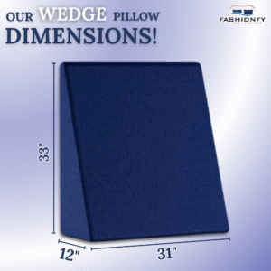 Bed Wedge Pillow for Sleeping, Back Pain, Acid Reflux & Leg Rest | Standard Width Triangle Pillow with Memory Foam Support, - Image 11