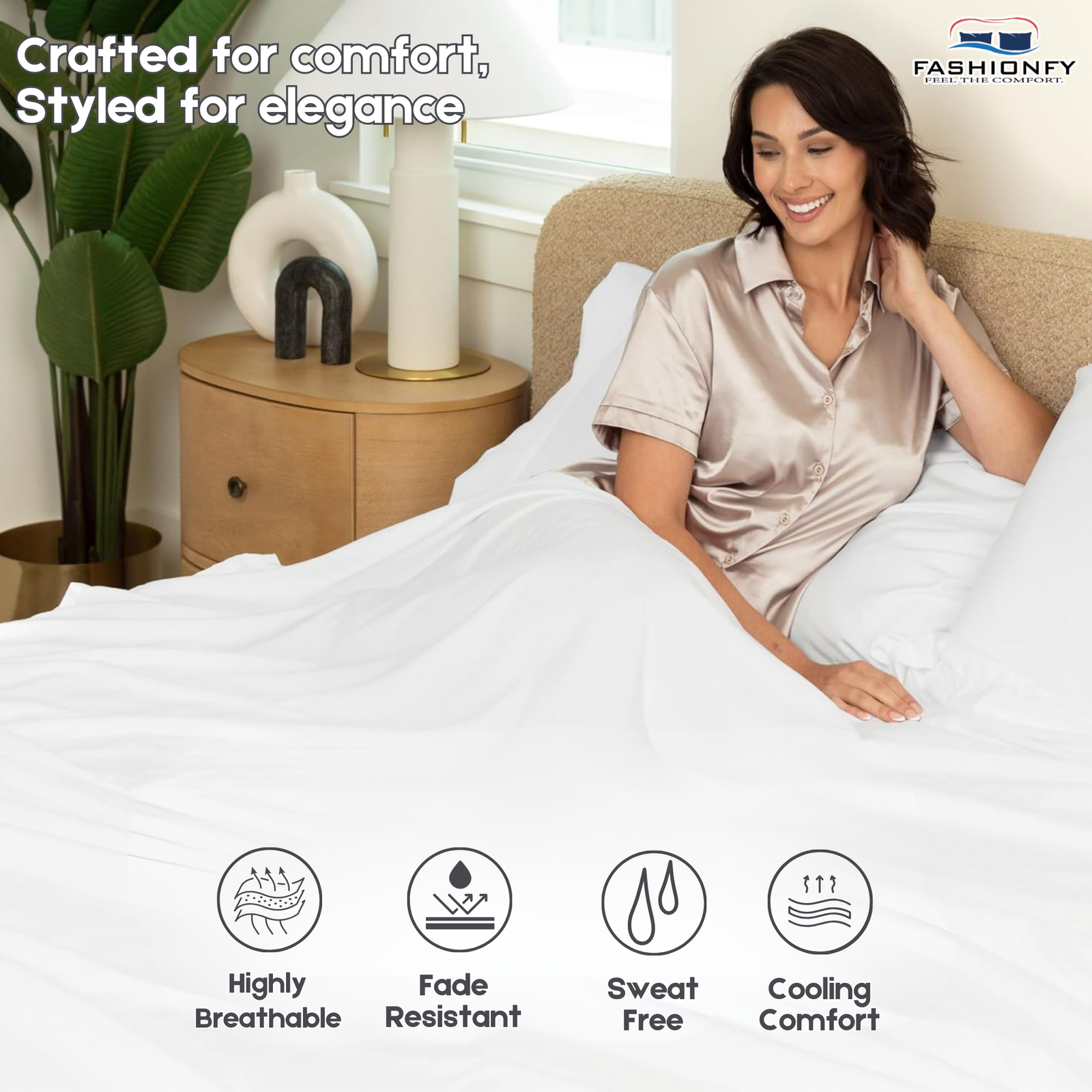 Premium Quality 6 Piece Bed Sheet Set for Bedrooms & Dorm Decor - Image 5