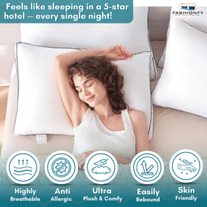 FASHIONFY® Bed Pillows for Sleeping & Resting - Image 4