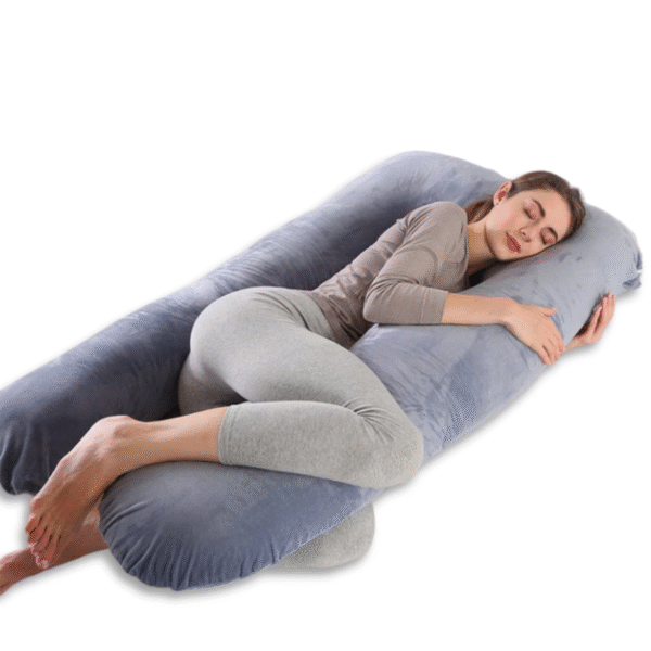 FASHIONFY U Shaped Pregnancy Pillow for Sleeping with Removable Cover