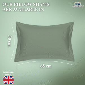 FASHIONFY® Premium Cotton Pillow Shams with Envelope Closure, Pillow Covers - Image 16