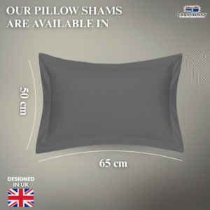 FASHIONFY® Premium Cotton Pillow Shams with Envelope Closure, Pillow Covers - Image 11