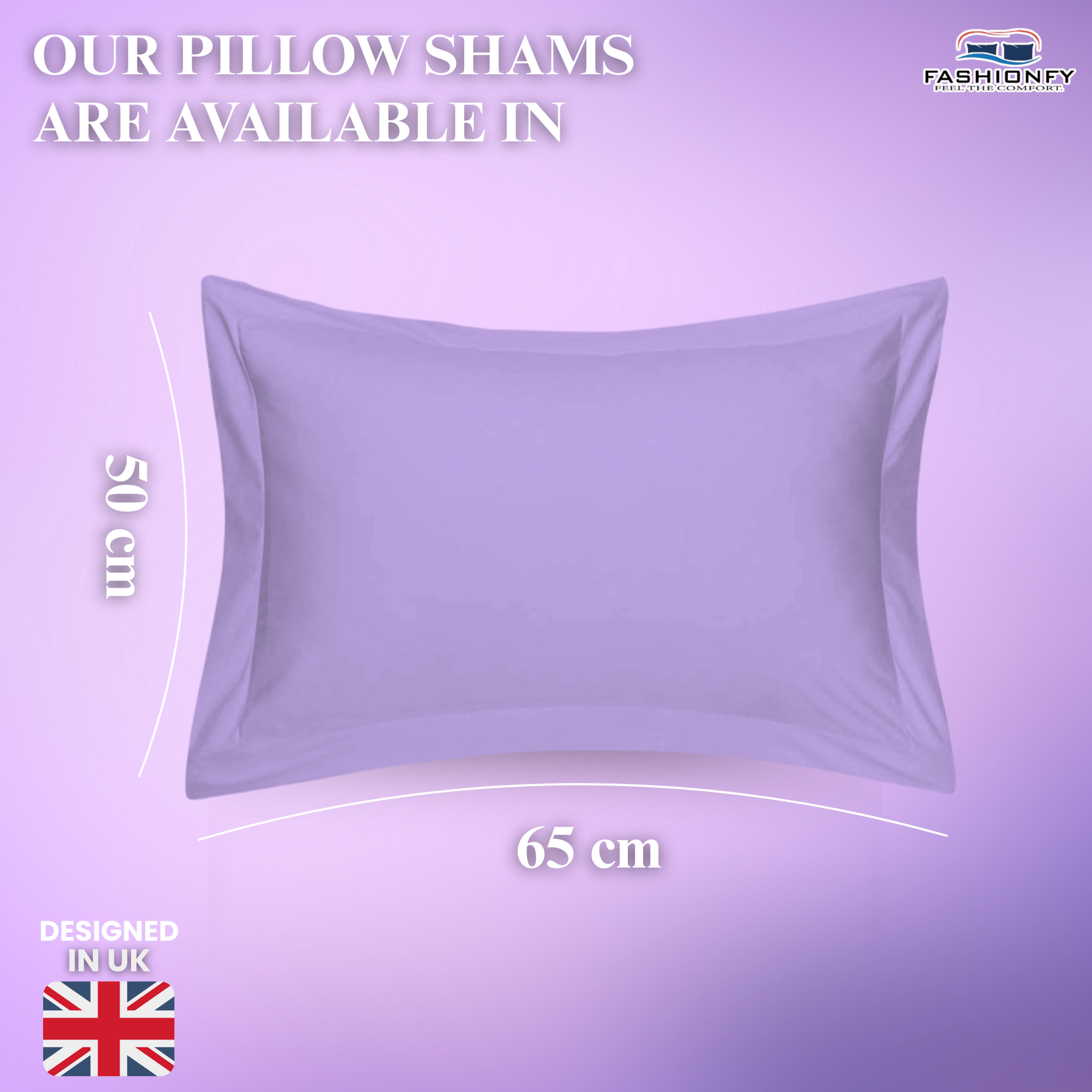 FASHIONFY® Premium Cotton Pillow Shams with Envelope Closure, Pillow Covers - Image 12