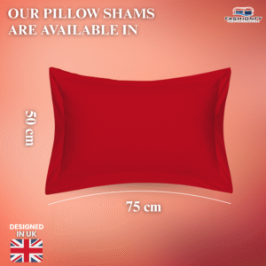 FASHIONFY® Premium Cotton Pillow Shams with Envelope Closure, Pillow Covers - Image 35