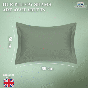 FASHIONFY® Premium Cotton Pillow Shams with Envelope Closure, Pillow Covers - Image 46