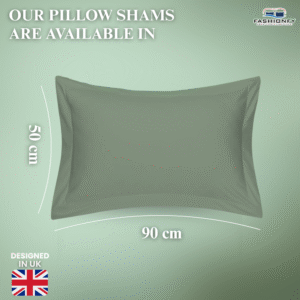 FASHIONFY® Premium Cotton Pillow Shams with Envelope Closure, Pillow Covers - Image 56
