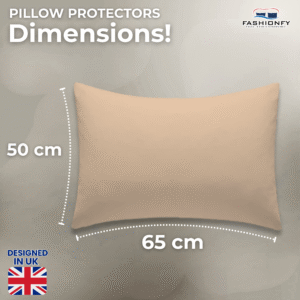 FASHIONFY® Pillow Covers for Hotel Pillows, Dorm rooms, Bed & Sofa Cushions | Pack of 4 - Image 8