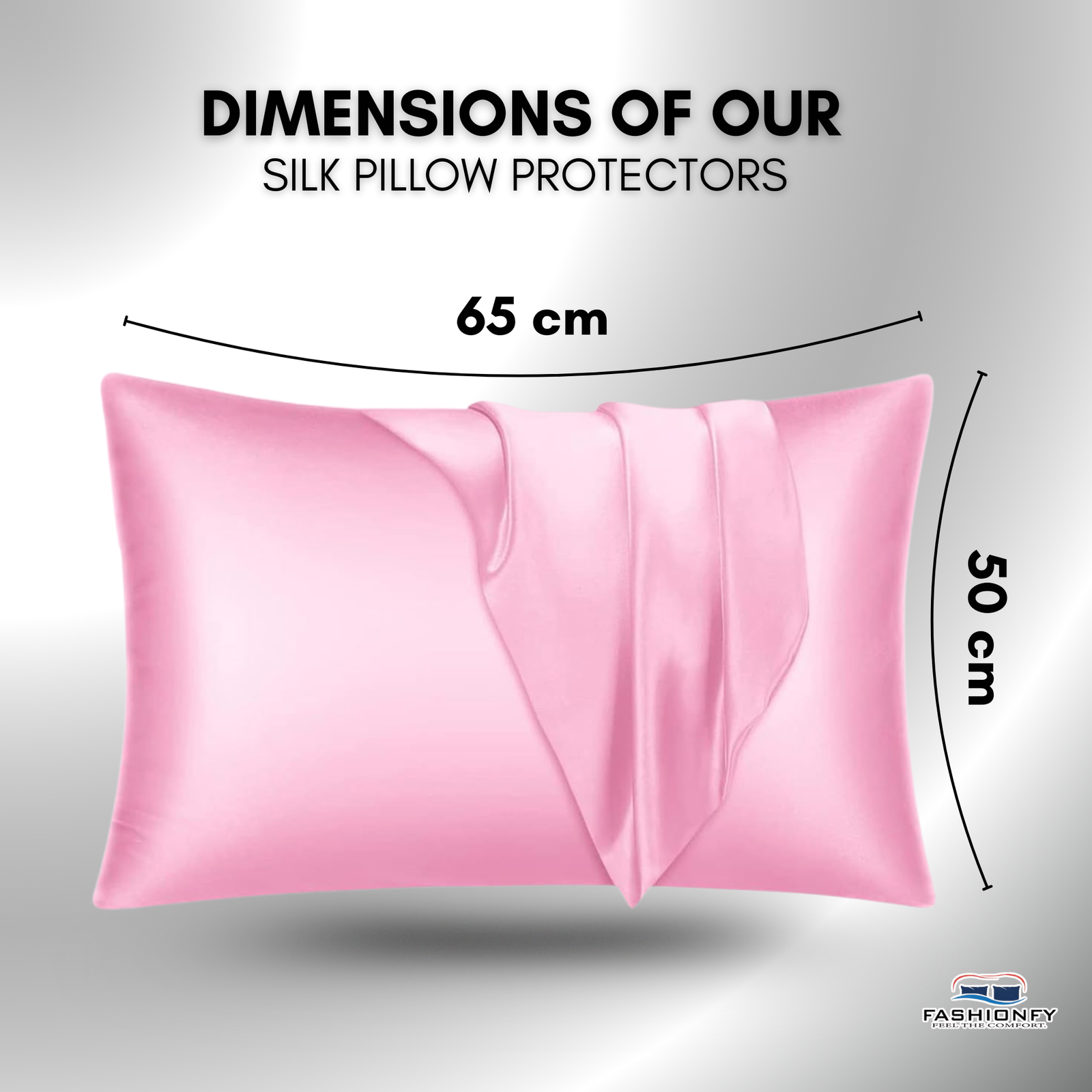 FASHIONFY Luxury & Comfortable Pillowcases for All Hotel Quality Pillows, Dorm rooms - Image 14