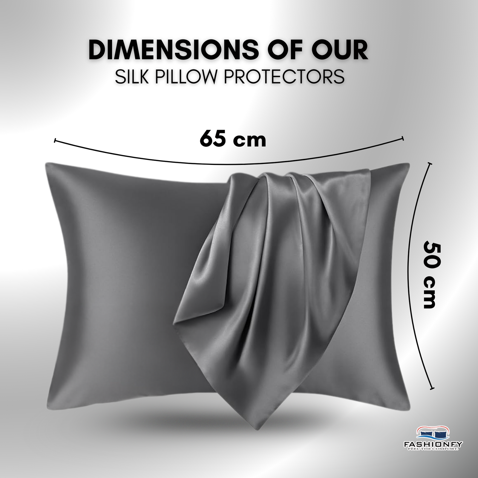 FASHIONFY Luxury & Comfortable Pillowcases for All Hotel Quality Pillows, Dorm rooms - Image 12