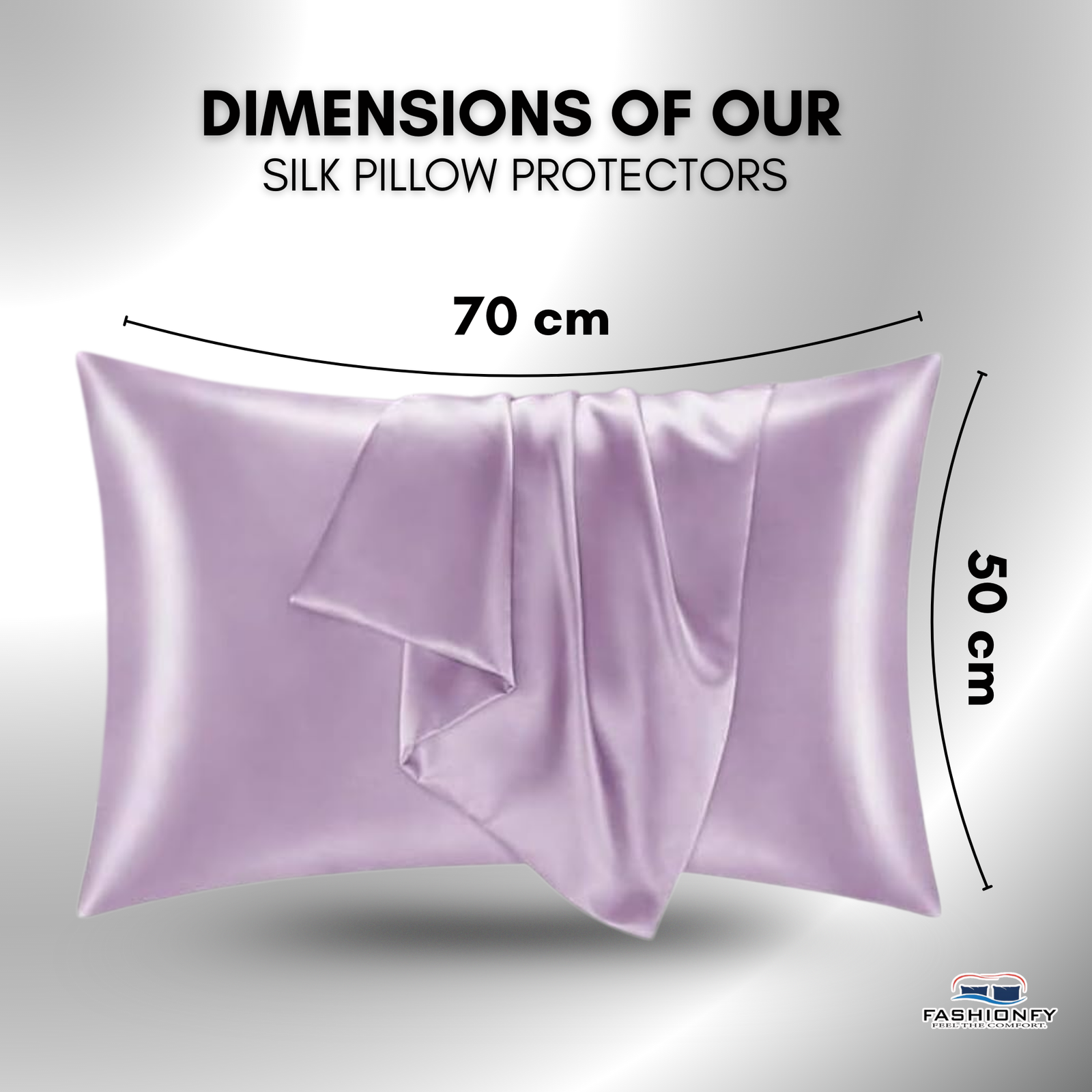 FASHIONFY Luxury & Comfortable Pillowcases for All Hotel Quality Pillows, Dorm rooms - Image 21