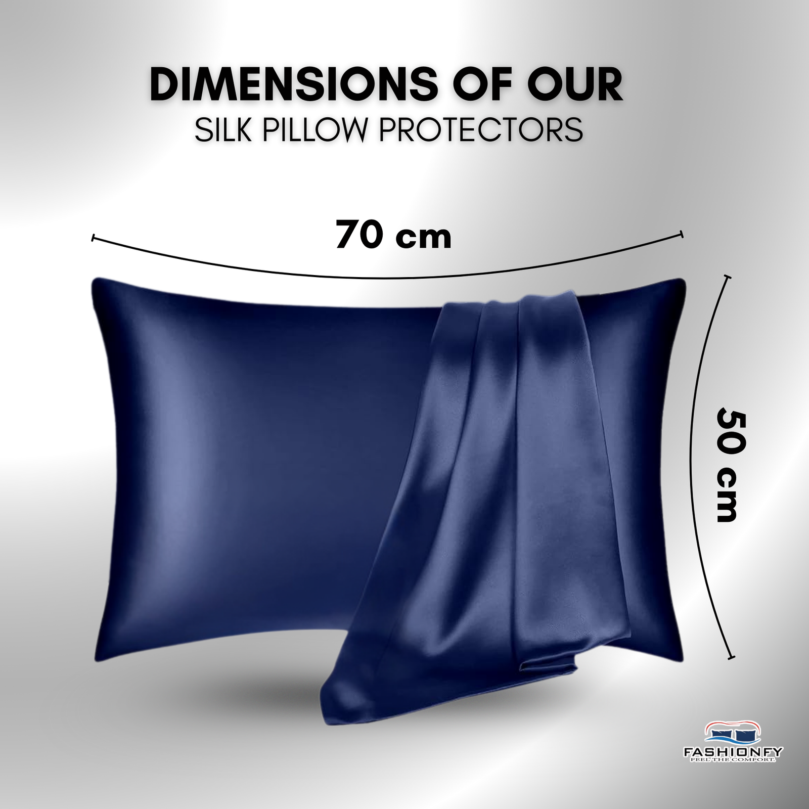 FASHIONFY Luxury & Comfortable Pillowcases for All Hotel Quality Pillows, Dorm rooms - Image 18