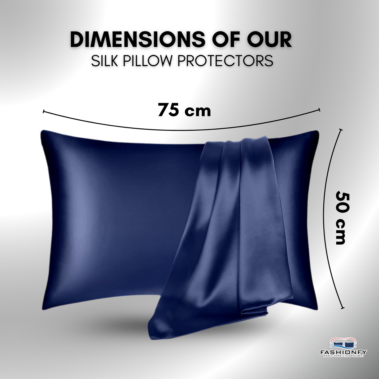 FASHIONFY Luxury & Comfortable Pillowcases for All Hotel Quality Pillows, Dorm rooms - Image 26