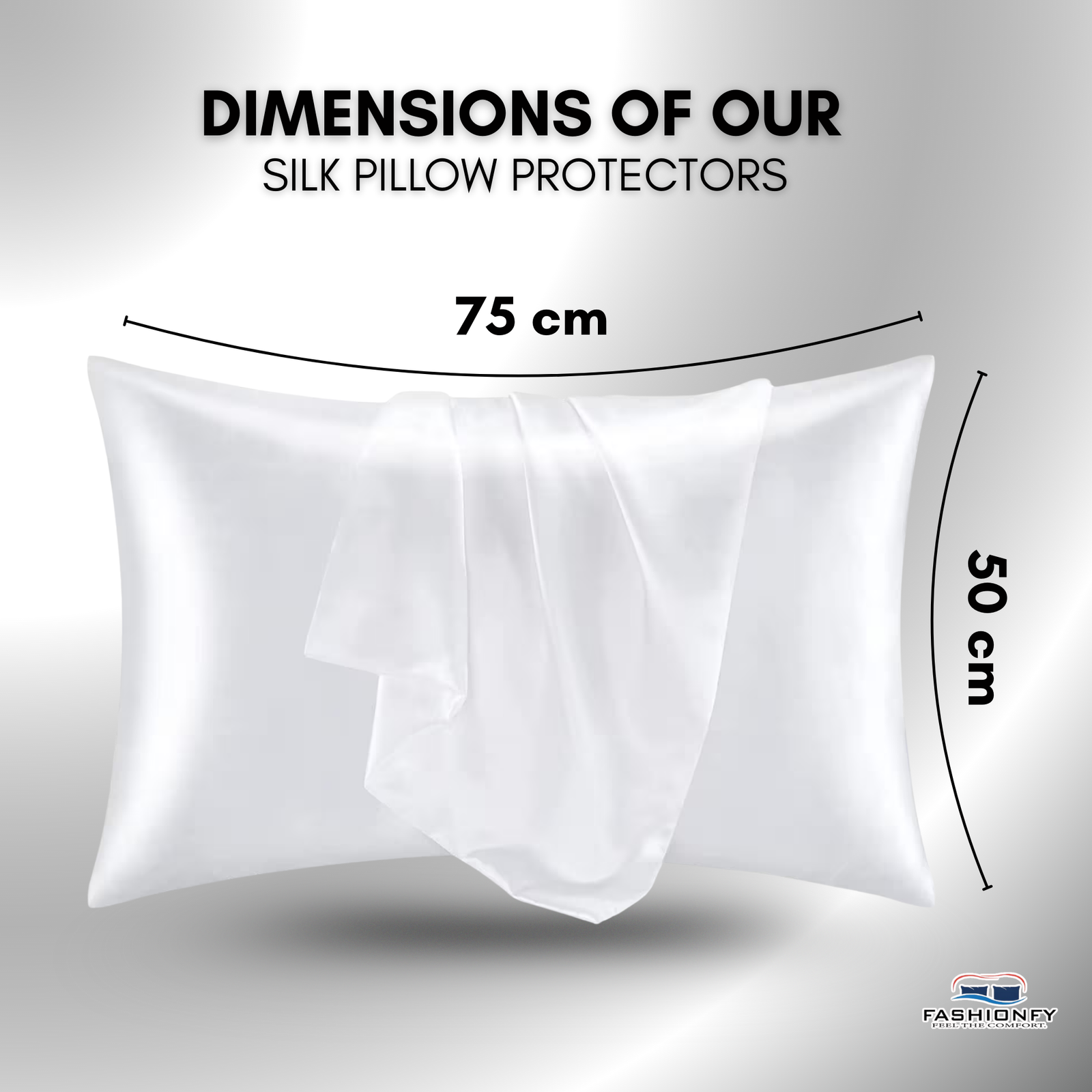 FASHIONFY Luxury & Comfortable Pillowcases for All Hotel Quality Pillows, Dorm rooms - Image 31